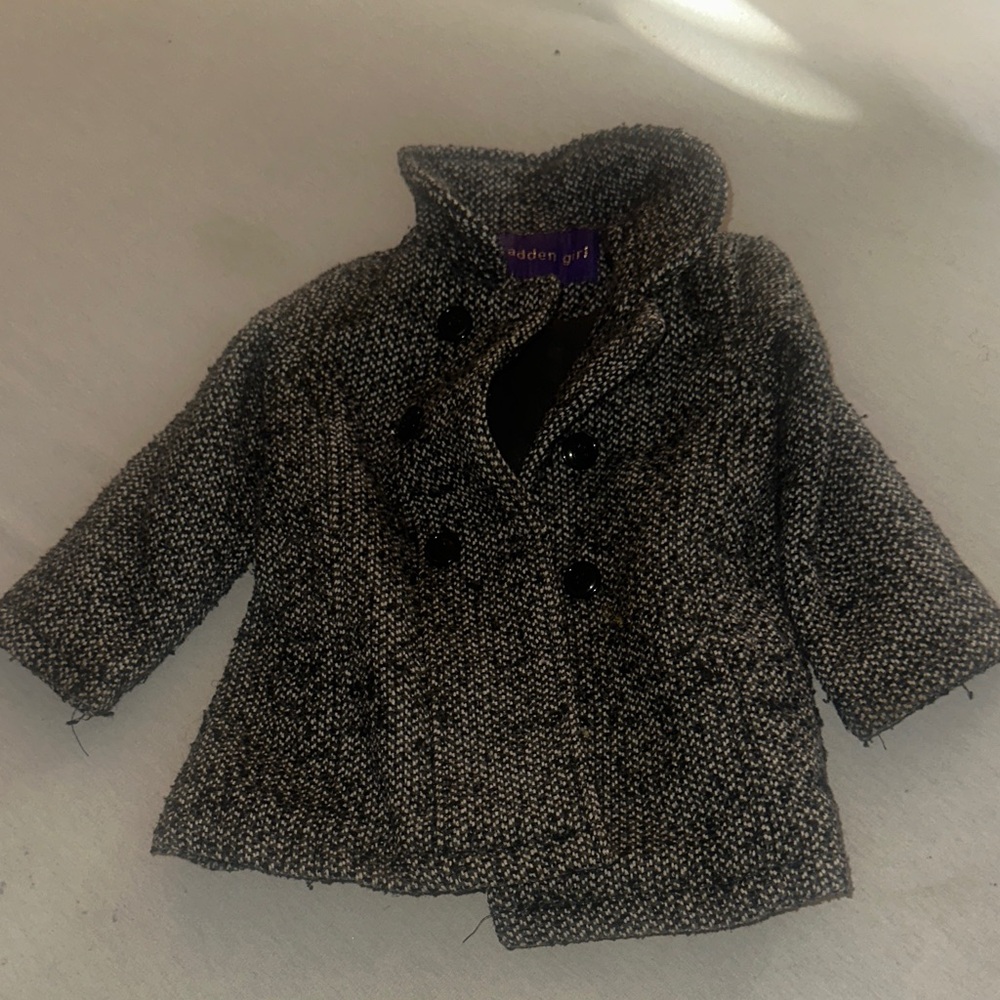 Stylish Tweed Peacoat for Kids Size 2T